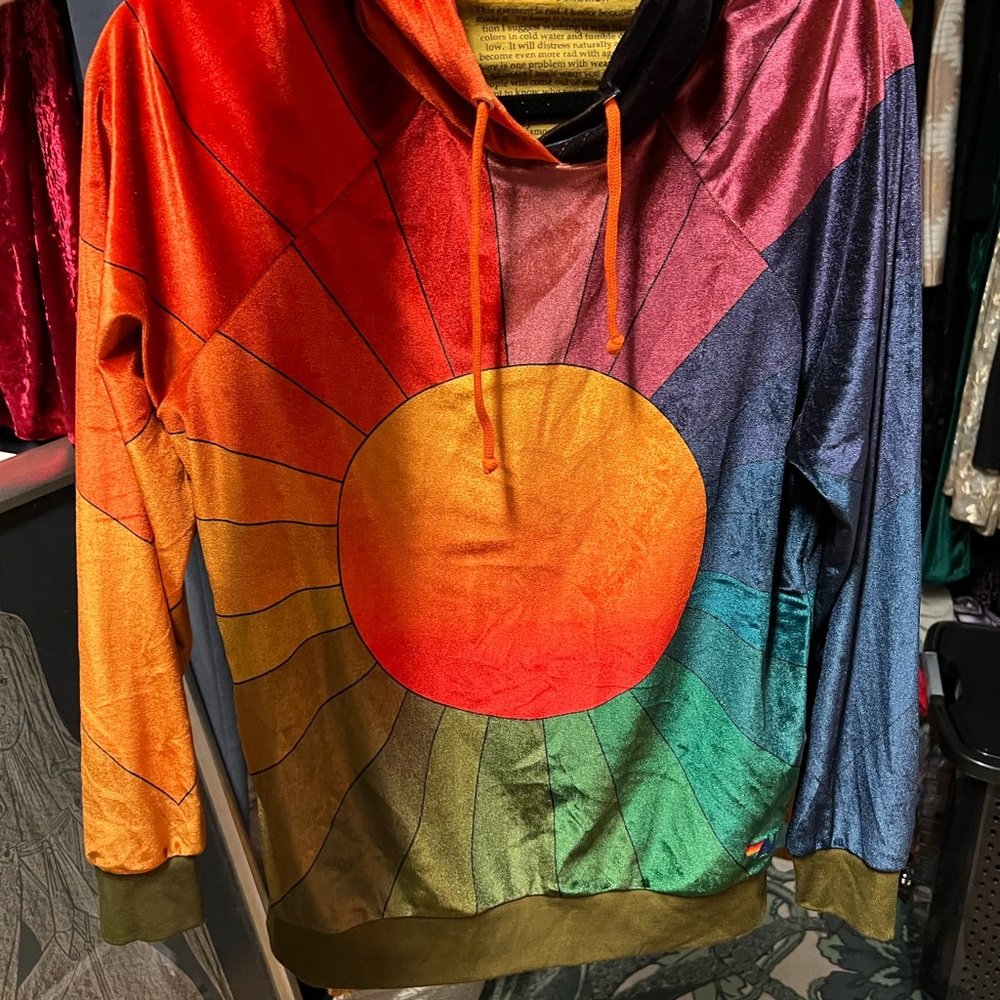 Rare aviator nation velvet Sun hoodie